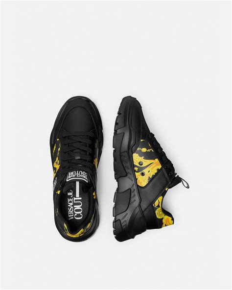 versace jeans speed|Black Chain Couture Speedtrack Sneakers by Versace Jeans.